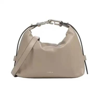 Furla Tonie M Hobo Bag Greige Nude