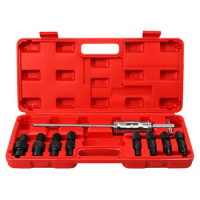 Blind Hole Collet Bearing Puller Set 9 Pcs 8-32mm Inner Bearing Extractor Kit with Slide Hammer Insert Bearing Removal Tool