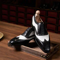 New Chaussures Homme De Luxe Italienne Soulie Erkek Klasik Ayakkabi Elegant Shoes Men