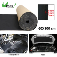 Uxcell 6.46sqft Car Cell Foam 3mm 5mm 8mm Sound Proofing Insulation Deadener Mat 60cmx100cm Car Deadening Pad Interior Accessori