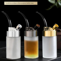 Portable Full Set of Hookah Creative Water Pipe Hookah High-grade Filter Cigarette Holder Dual-purpose Dry Cigarette Bag Pot