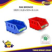 Kotak Perkakas Bronco 11.8 x 9.9 x 6.1 cm Bisa Ditumpuk - BRONCO BOX CK 1920 GREEN LEAF