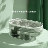 Pet automatic water dispenser, automatic circulating filtration water dispenser, flowing water source