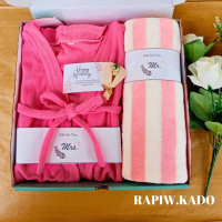 Hampers Handuk Kimono | Handuk Seserahan Kimono Set | Kado Wedding Kimono Premium|Hampers Pernikahan