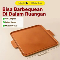 Debellin Copper Grill Flat Series Anti Lengket Atau Pemanggang BBQ