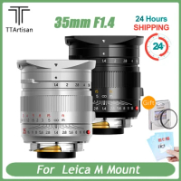 TTArtisan 35mm F1.4 Full Frame Lens for Leica M-Mount Cameras Like Leica M240 M3 M6 M4 M5 M7 M8 M9 M9p M10 M10P M10M M240P M262