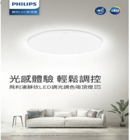 飛利浦 LED 40W 80W 吸頂燈 調光調色 靜欣 星鑽版 簡約版 PHILIPS