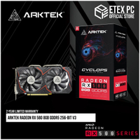 Arktek Radeon RX 580 8GB GDDR5 256-bit v3 # akr580d5s8gh1a