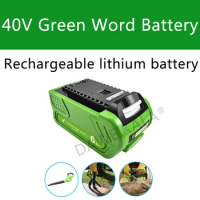 40V 18650 Li-ion Rechargeable Battery 40V 6000mAh for GreenWorks 29462 29472 29282 G-MAX GMAX Lawn Mower Power Tools Battery