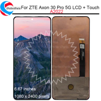 6.67 inch Amoled for ZTE Axon 30 Pro 5G LCD display A2022 touch panel screen digitizer assembly For Axon30Pro LCD