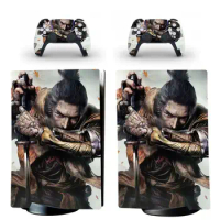 Sekiro PS5 Digital Edition Skin Sticker Decal Cover for PlayStation 5 Console and 2 Controllers PS5 Skin Sticker Vinyl