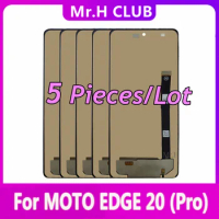 5 Pcs For Motorola Moto Edge 20 Pro LCD Touch Screen Digitizer Replacement For Moto Edge X30 LCD For Moto Edge 30 Pro Display