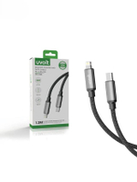 สาย USB  WC-102L 8Pin 30W สายชาร์จคุณภาพสูงที่ออกแบบมาให้มีความแข็งแรงทนทานผลิตจาก Aluminum Alloy ที
