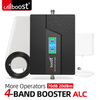 CB70B Four Band Callboost Network Booster Signal Antenna 900 1800 2100 2600 Repeater Mobile Network Booster Cell Phone signal