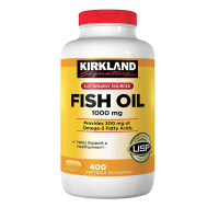Kirkland 深海魚油 1000mg (Total Omega-3s 300mg) 400粒 （EXP 2026)