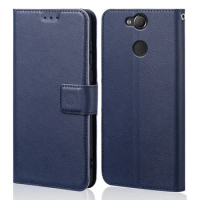 for Sony Xperia XA2 H4133 case Flip Leather &amp; silicone back Skin stand capa for Sony Xperia XA2 cover phone funda pouch bag
