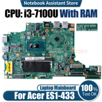 For ACER ES1-433 Laptop Mainboard EJ4DA NBGLL11006 i3-7100U RAM Notebook Motherboard