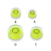 5 Pcs Small Round Bubble Spirit Level Mini Circular Level Inclinometers for Washing Machines Easy to Use