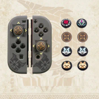 Thumb Stick Grip Cap Joystick Protective Cover For Monster Hunter RISE Switch Oled Joy-Con Controller NS Lite Thumbstick Case