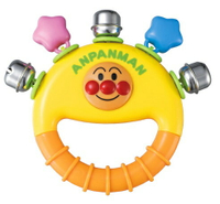 大賀屋 麵包超人 手搖鈴 音樂玩具 兒童 音樂 搖鈴 嬰兒 學習 開發 玩具 Anpanman 日貨 T00110179