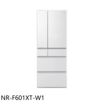 Panasonic國際牌【NR-F601XT-W1】601公升六門變頻晶鑽白冰箱(含標準安裝)