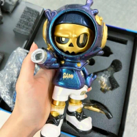 Mr.Bone Collaboration Skeleton Cool Boy Figure Toys Deepest of Heart Designer Collection Childhood Fantasy Blue Sank Lonely