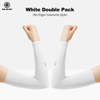 【Best Seller】SOLOEVER Arm Sleeves 1 Pair ปลอกแขนกันแดด UV UPF50+แขนเสื้อ ปลอกแขนฤดูร้อน พร้อมปลอกนิ้