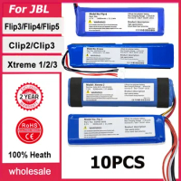 10Pcs/Lot Replacement Battery For Charge 2 Plus 3 2015 2016 JBL Boombox1 For Harman Kardon Onyx Mini Go Play Bateria