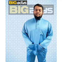 New PLUS SIZE MALAY CLOTHES |   LARGE SIZE |   BLUSH BLUE BMBB-6 |   SIZE [2XL-9XL] |   BODY 50-78