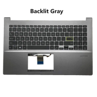 Laptop/Notebook US Backlight Keyboard Case/Cover/Shell For Asus VivoBook S15 S533 15X X521 X521F X521FL S5600 2020 Silver/Gray