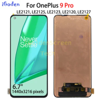 Original 6.7" AMOLED For OnePlus 9 Pro LCD Display Touch Screen Digitizer Assembly For OP 9 Pro LE2121 LE2125 LE2123 LE2120 LCD