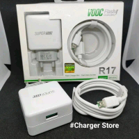 Charger OPO R17 Micro Usb Super Vooc Original Casan Hp A1K A3S A5S A11K A7 2018 A5 2020 A9 2020 F5 F