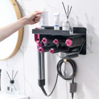simpletome Wall Mount Storage Rack for Dyson Airwrap Complete Styler