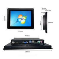 Industrial All in one Touchscreen 10.4 inch Multitouch Touchscreen - i3-4U 8G/256G