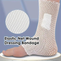 1 Roll Elastic Net Wound Dressing Breathable Bandage Retainer for Adults Ankle Net Tubular Bandage Mesh Tubing Tubular Gauze Fix