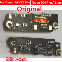 Original Microphone Mic Module Board For Xiaomi Mi CC9 Pro Note 10 Pro Mi Note 10 Lite Antenna Connect Signal Board Flex Cable