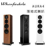 英國 Wharfedale AURA4 3音路落地喇叭/旗艦氣動高音Hi-Fi / 劇院揚聲器/對-鋼烤白