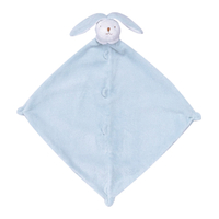 美國Angel Dear 動物嬰兒安撫巾 藍色小兔(白臉)