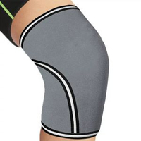 氯丁橡膠運動護膝SCR潛水料護膝大力士舉重籃球護膝7mm戶外跑步