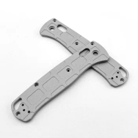 1Pair Knife Handle Scales for Benchmade Bugout 535 Alum Non-slip Grip DIY Patches Replacement Repair Tools Parts