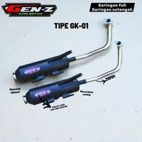 knalpot motor standar racing original GEN-Z tipe GK 01 beat vario pcx Nmx Mio dll VARIO 125 LED OLD