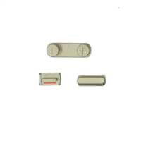 for Apple iPhone 5S/SE Silver/Grey/Gold Color Volume Key Switch Power Lock Side Button Set