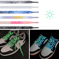 New Safety Protective Luminous Laces Luminescent Fluorescent Laces for Sneakers Flat Laces Shoes Boots Laces 120/140/160cm Laces