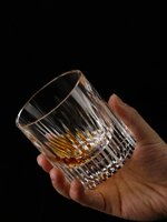高檔無暇K9水晶玻璃威士忌酒杯創意洋酒杯家用歐式簡約白蘭地酒具