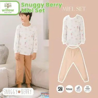 Setelan Anak - Snuggy Berry Miel Set Panjang Motif Beruang Dan Madunya 1-2Y