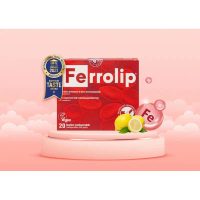 Sắt Bột TPBVSK FERROLIP Sắt Hữu Cơ Không Táo Bón Không Tanh Vị Chanh Cho Bà Bầu Và Người Thiếu Sắ
