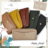 Legato Largo (レガートラルゴ) Slim Wallet LJ-P0112 กระเป๋าสตางค์ คําแนะนําผลิตภัณฑ์ใหม่ของเดือนนี้