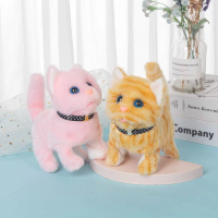 Mainan Anak Boneka Kucing Musik Berjalan Bergoyang Bernyanyi Boneka Cat / Mainan Boneka Kucing Berge