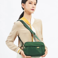 EPOL Shoulder Bags for Women 2023 New Fashion Small Multi-pocket Versatile Delicate Nylon Zipper Solid Messenger Bags 6013-04