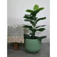 Pot Tanaman Gerabah/Tanah Liat Drum D25T25 Mint